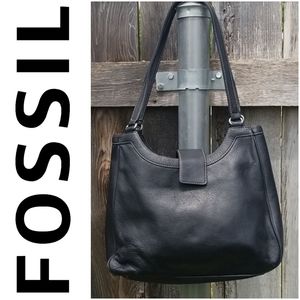 Fossil Leather Shoulder Bag